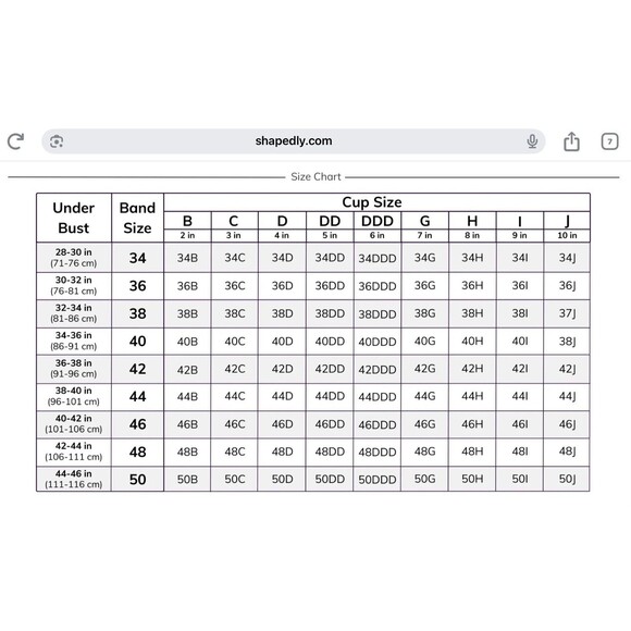 Shapedly Back Smoothing Shaping Bra NWOT 42C - Picture 7 of 9